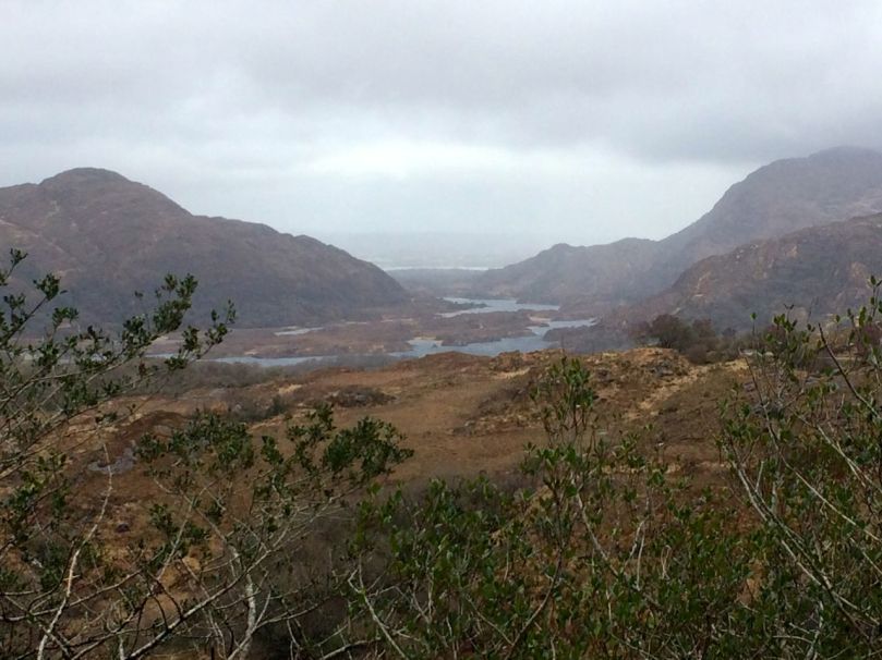 Even on a cloudy day, the Lakes of Killarney are breathtaking