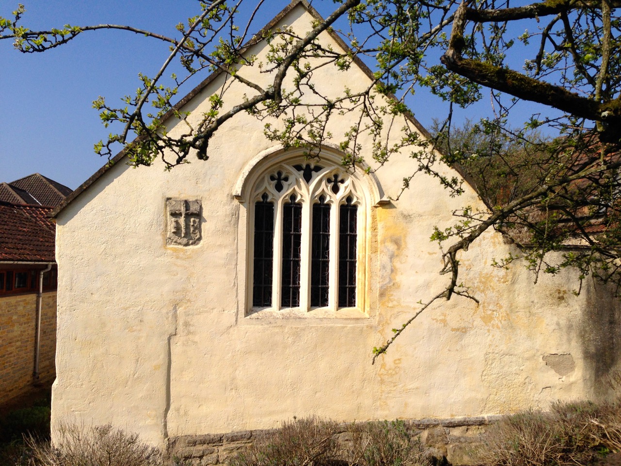 St Patrick's Chapel - one of the earliest buildings at Glastonbury