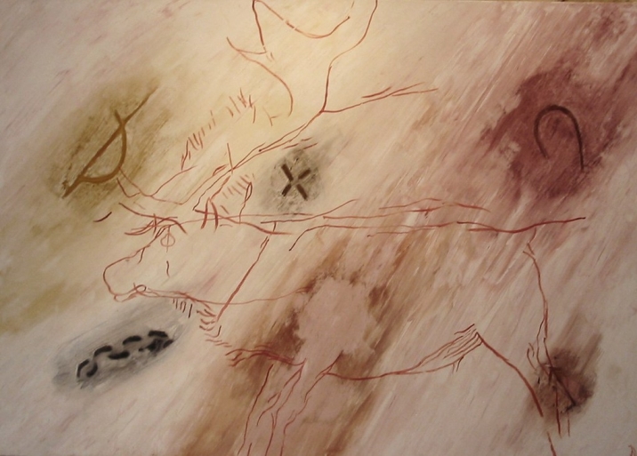 One of Keith's images inspired by cave Paintings