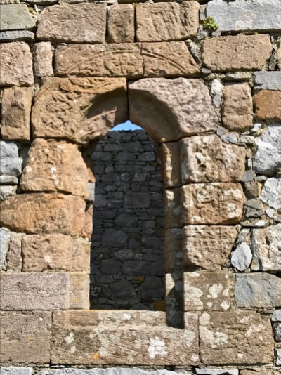Arch window detail Ardfert