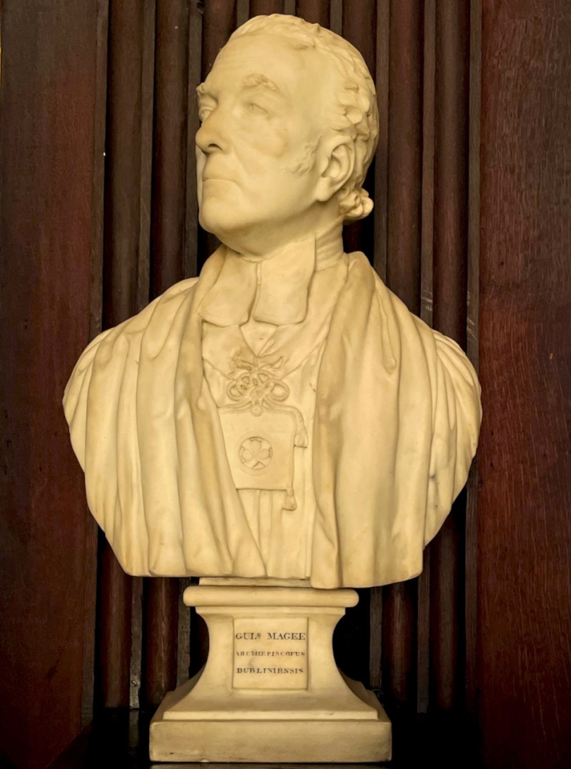 William Magee Bishop of Dublin bust at TCD